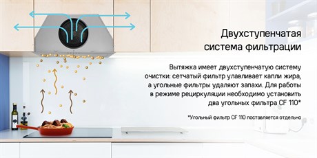 фото: Кухонная вытяжка Maunfeld Trapeze 603EM нержавеющая сталь