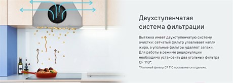 фото: Кухонная вытяжка Maunfeld Trapeze 603EM нержавеющая сталь