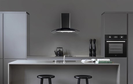 фото: Кухонная вытяжка MBS RUTA 150 glass black