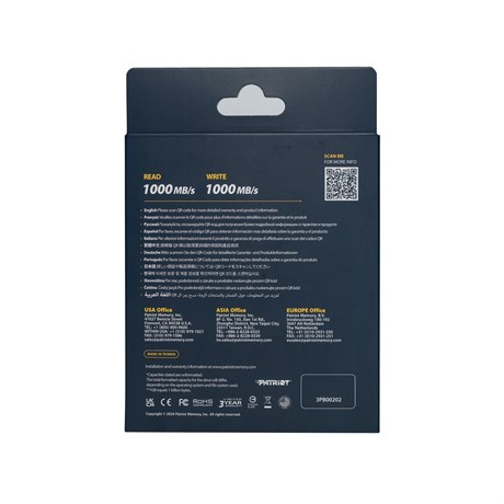 фото: Внешний SSD Patriot 1TB USB-C EXT. PTPL1TBPEC