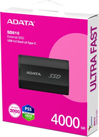 фото: Внешний SSD A-Data SD810 SD810-4000G-CBK