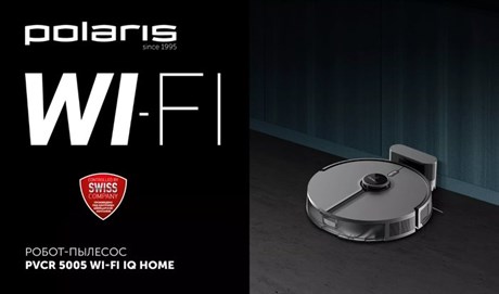 фото: Пылесос Polaris PVCR 5005 WIFI IQ Home черный
