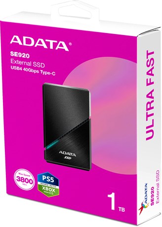 фото: Внешний SSD A-Data SE920 SE920-1TCBK