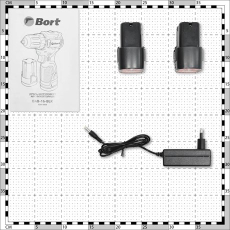фото: Дрель-шуруповерт Bort BAB-16-BLK