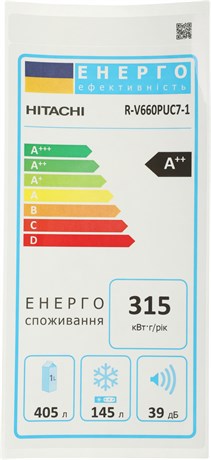 фото: Холодильник Hitachi R-V660PUC7-1 PWH