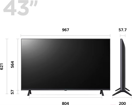 фото: Телевизор LG 43UR78006LK
