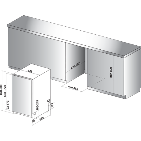 фото: Посудомоечная машина Hotpoint HSIC 3T127 C