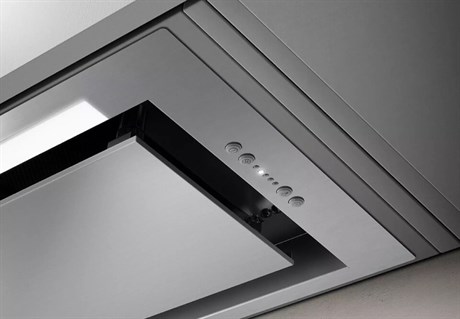 фото: Кухонная вытяжка ELICA Hidden 2.0 IXGL/A/72 нержавеющая сталь/белое стекло