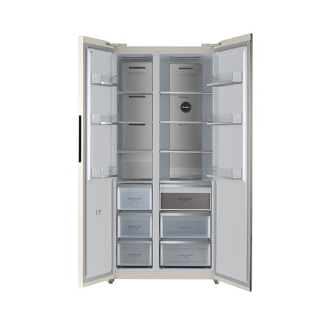 фото: Холодильник Tesler RSD-537BI MARBLE BEIGE