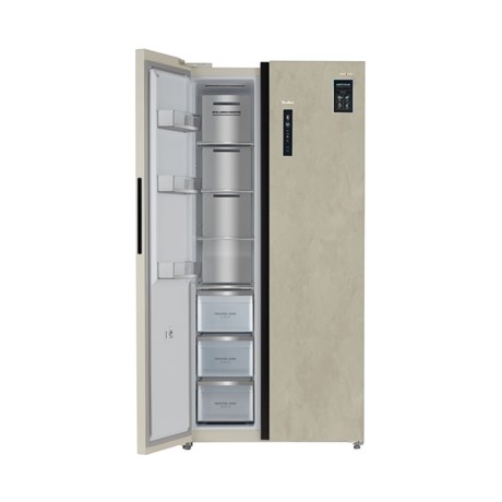 фото: Холодильник Tesler RSD-537BI MARBLE BEIGE