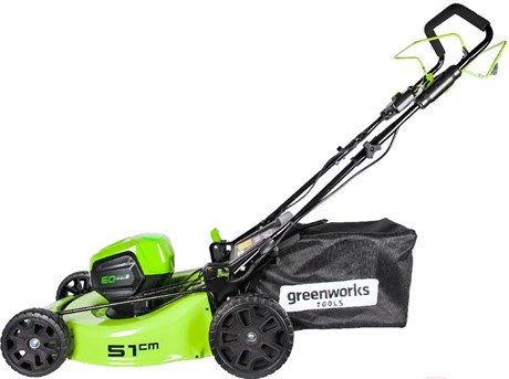 фото: Газонокосилка Greenworks GD60LM51SP