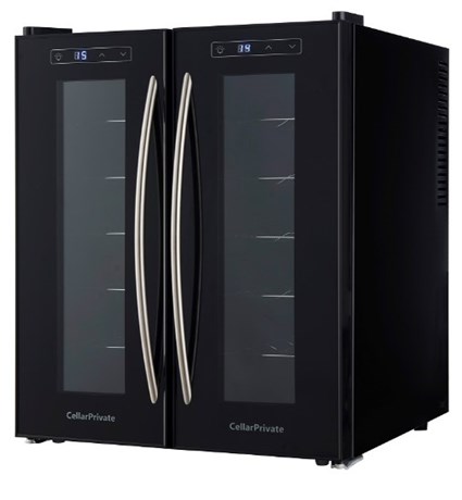 фото: Винный шкаф Cellar Private CP024-2T черный