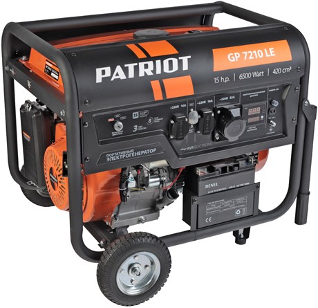 фото: Генератор Patriot GP 7210LE