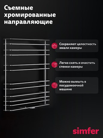 фото: Электрическая плита Simfer F66VB09025 черная эмаль