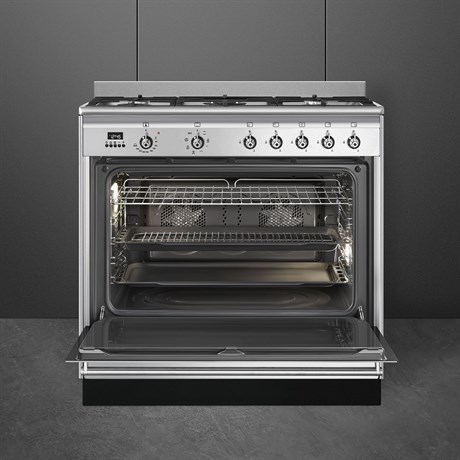 фото: Комбинированная плита Smeg SUK91MFX9
