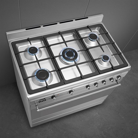 фото: Комбинированная плита Smeg SUK91MFX9