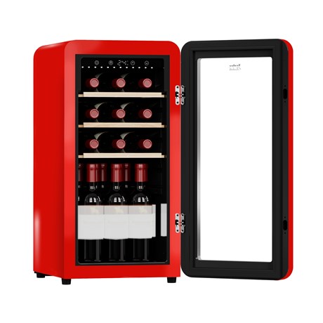 фото: Винный шкаф Tesler CWC-188 RUBY RED
