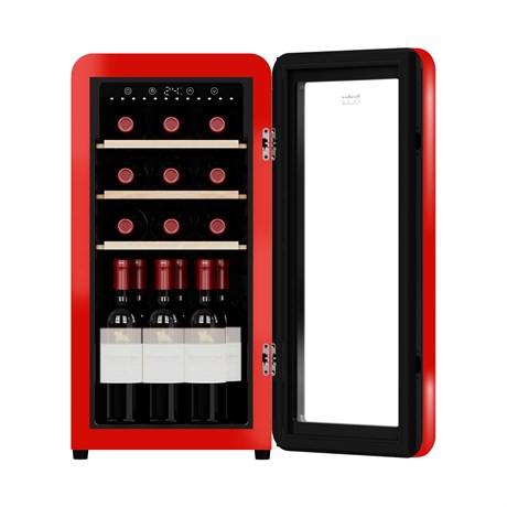 фото: Винный шкаф Tesler CWC-188 RUBY RED
