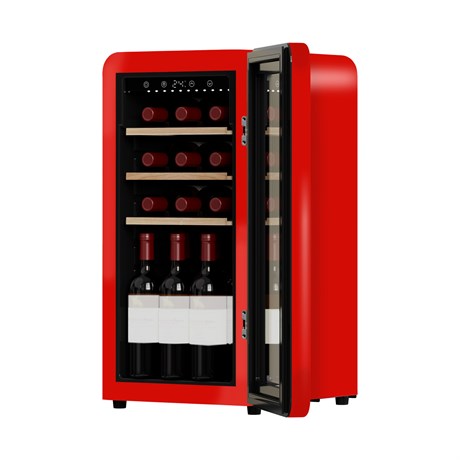 фото: Винный шкаф Tesler CWC-188 RUBY RED