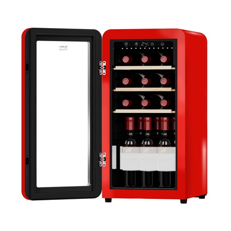 фото: Винный шкаф Tesler CWC-188 RUBY RED LD