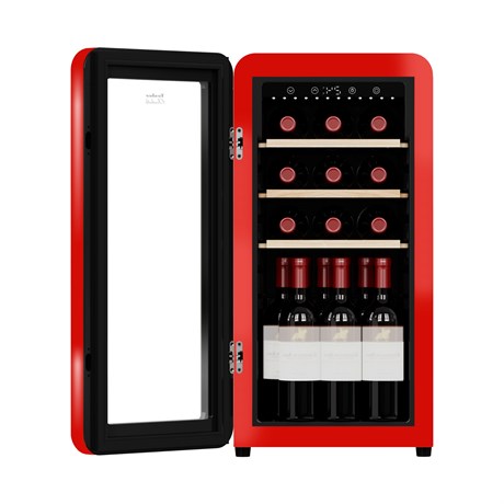 фото: Винный шкаф Tesler CWC-188 RUBY RED LD