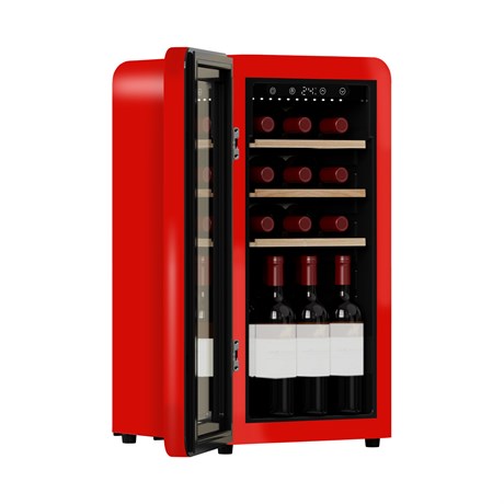 фото: Винный шкаф Tesler CWC-188 RUBY RED LD