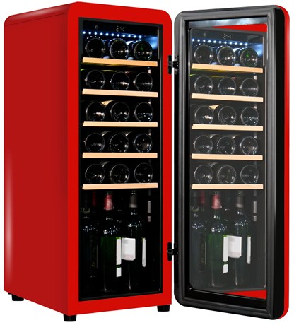 фото: Винный шкаф Tesler CWC-248 RUBY RED