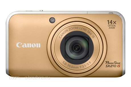 фото: Canon 4245B002 PowerShot SX210 IS Gold