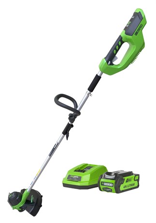 фото: Триммер Greenworks G40LT