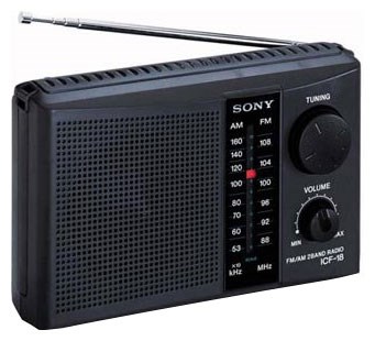 фото: SONY ICF-18 Компактный радиоприемник