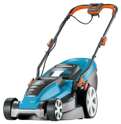 фото: Gardena PowerMax 36 E (1,5кВт, 36см, тр-ник 40л, до 500м2) Электрическая газонокосилка