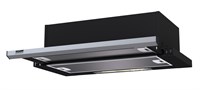 фото: Кухонная вытяжка Krona Kamilla slim 600 2M black/inox