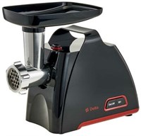 фото: Мясорубка Delta DL-6105M черный с красным