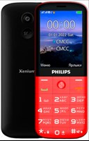 фото: Сотовый телефон Philips Xenium E227 красный