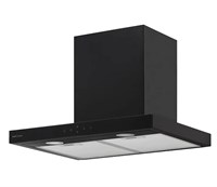 фото: Кухонная вытяжка Krona Onyx 600 glass black S
