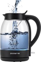 фото: Электрический чайник Polaris PWK 1797CGL Water Way Pro черный